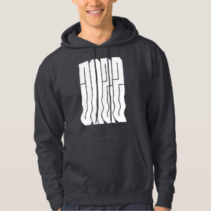 Veste À Capuche Conception de logo jazz ondulé gras