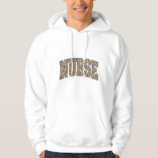 Veste À Capuche Conception de maillot universitaire d'infirmière l (Devant)