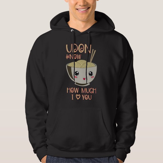 Veste À Capuche Conception de Miso de la soupe de nouilles japonai (Devant)