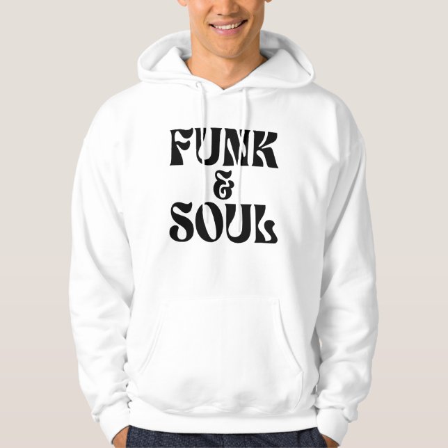 Veste À Capuche conception de musique funk et soul (Devant)