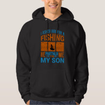 Conception de partenaire de pêche père-fils