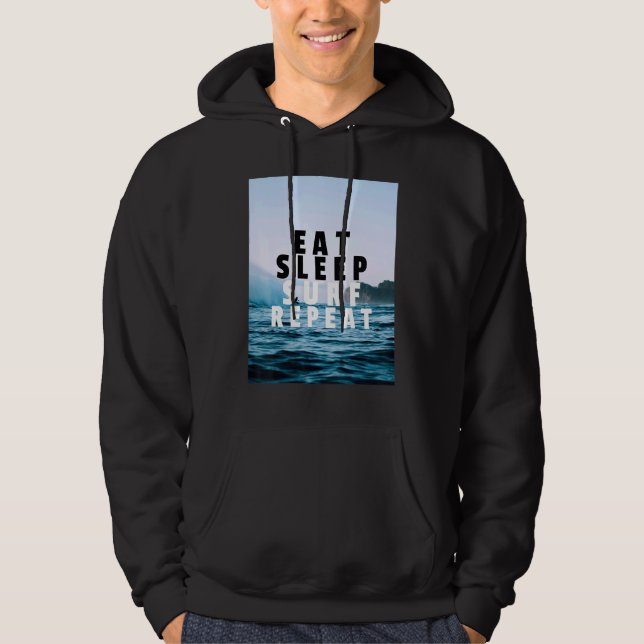 Veste À Capuche Conception de surf (Devant)