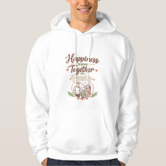 Veste À Capuche Conception de sweat-shirt avec citation de famille