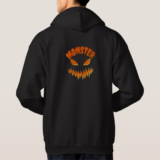 Veste À Capuche Conception de sweat-shirt Cool Monster Crew (Dos)