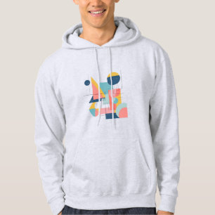 Veste À Capuche Conception de sweat-shirt géométrique abstrait mod