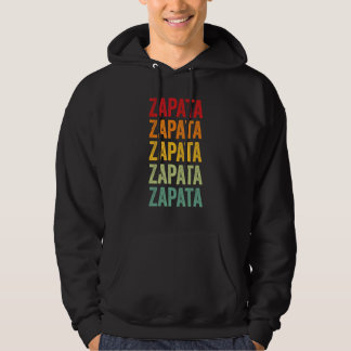 Veste À Capuche Conception de texte arc-en-ciel du comté de Zapata