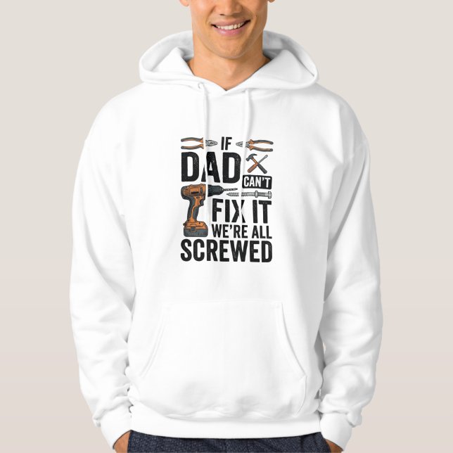 Veste À Capuche Conception de vecteur de citation d'outil vissé de (Devant)