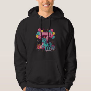 Veste À Capuche Conception de vecteur de poney mignon de fête d'an
