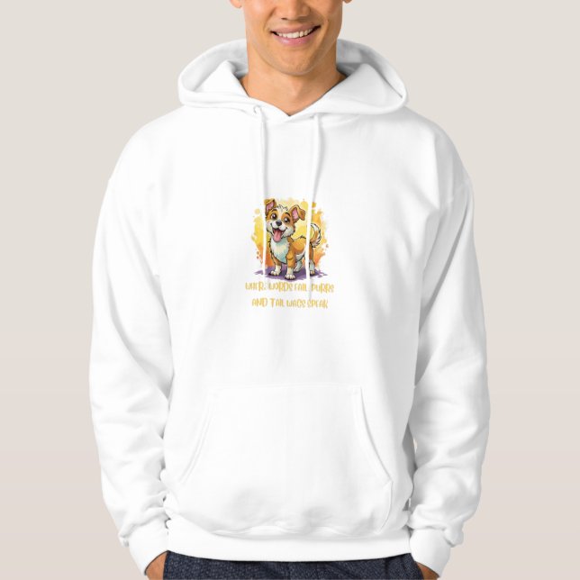 Veste À Capuche Conception des amoureux des animaux (Devant)