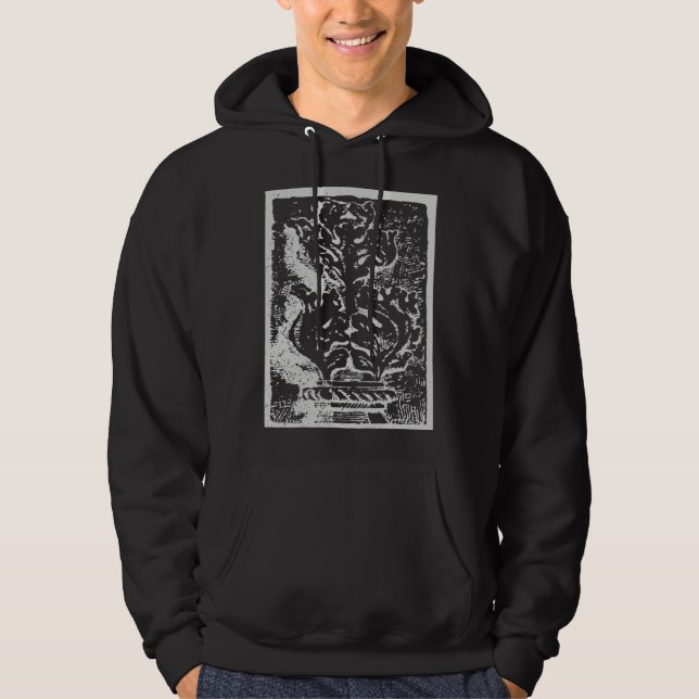 Veste À Capuche Conception d'illustration punk emo grunge gothique (Devant)