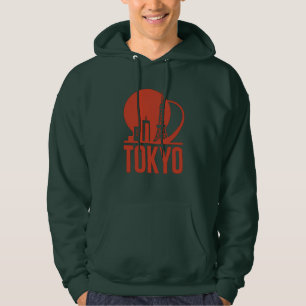 Veste À Capuche Conception du cercle Skyline de Tokyo