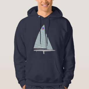 Veste À Capuche Conception du chaland un d'E emballant le voilier