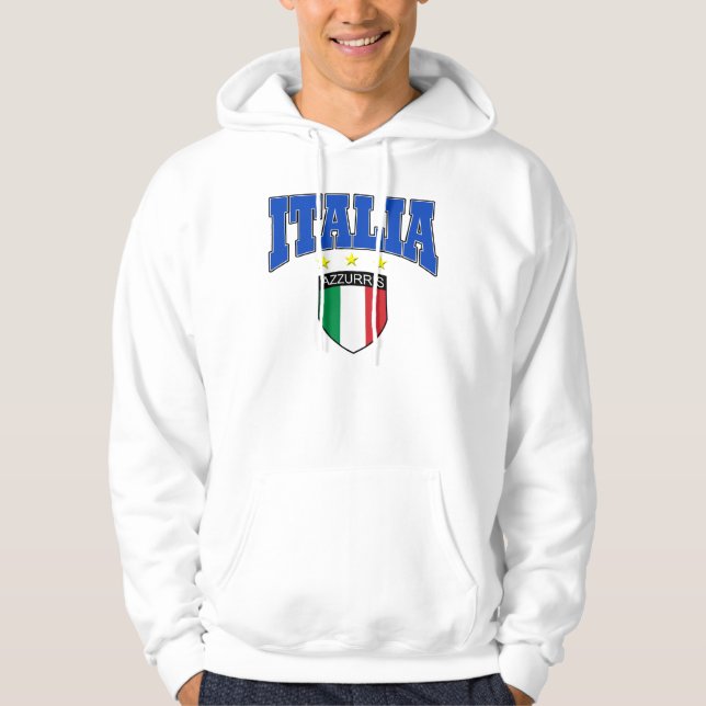 Veste À Capuche Conception du football de l'Italie (Devant)