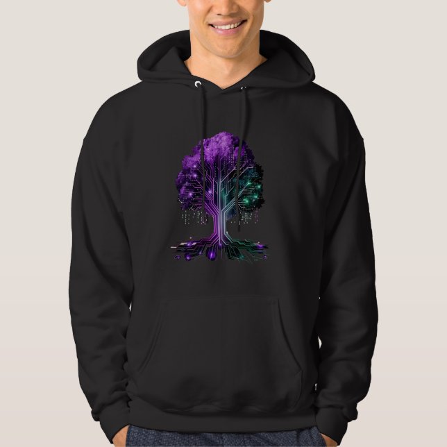 Veste À Capuche Conception du programmateur informatique de codeur (Devant)