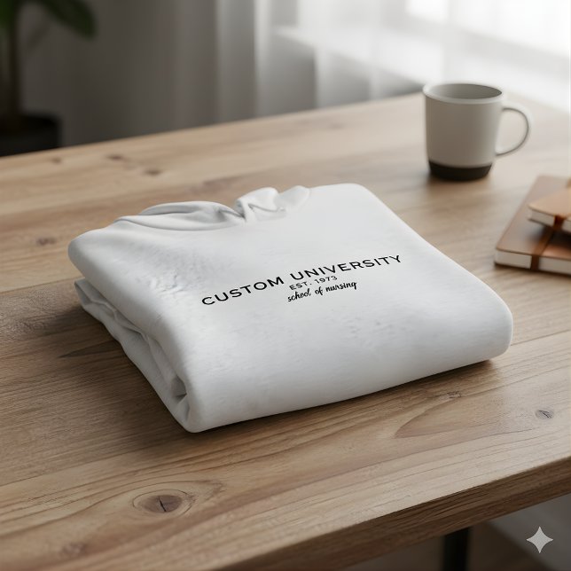 Veste À Capuche Conception d'université personnalisée Année Nom Fi (Créateur téléchargé)