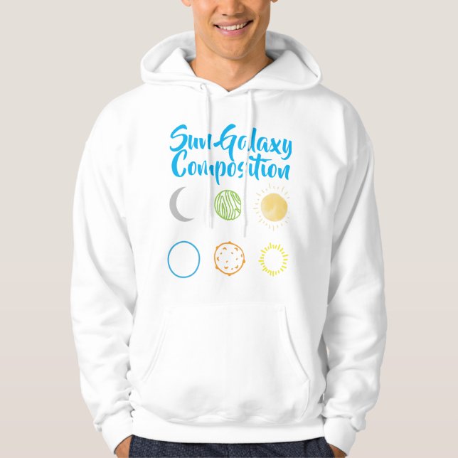 Veste À Capuche Conception étonnante de la combinaison Sun Galaxy (Devant)