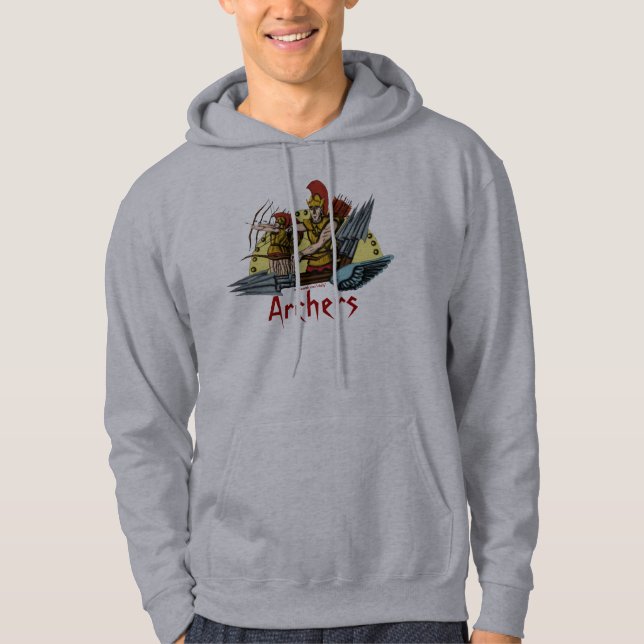 Veste À Capuche Conception fraîche de T-shirt d'archers (Devant)