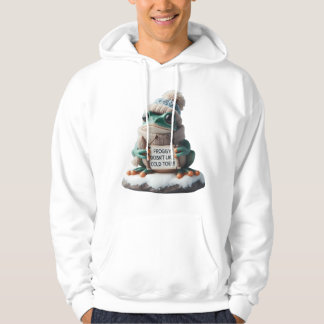 Veste À Capuche Conception : "Froggy n'aime pas le froid"