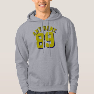 Veste À Capuche Conception grise et jaune du Jersey de sports des