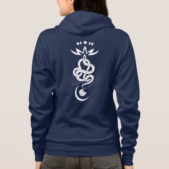 Veste À Capuche Conception originale pour 2025 Snake, Lion (Dos)