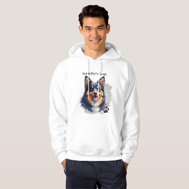 Veste À Capuche Conception personnalisée simple et moderne avec no (Devant entier)