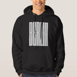 Veste À Capuche conception typographique de la ville de Berlin