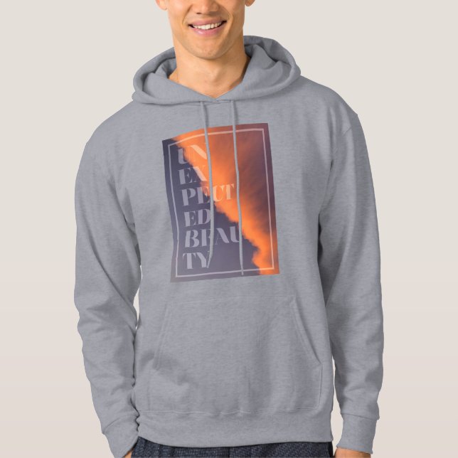 Veste À Capuche Conception urbaine simple et moderne d'Unexpected  (Devant)