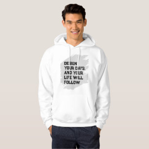 Veste À Capuche Concevez vos journées... T-shirt basique pour homm
