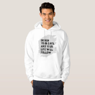 Veste À Capuche Concevez vos jours... T-shirt pour hommes