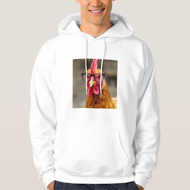 Veste À Capuche Concevoir le poulet (Devant)