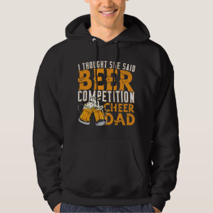 Veste À Capuche Concours de bière Cheerleade Cheerleade Cheerled p