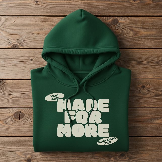 Veste À Capuche Conçu pour plus, foi chrétienne (Créateur téléchargé)