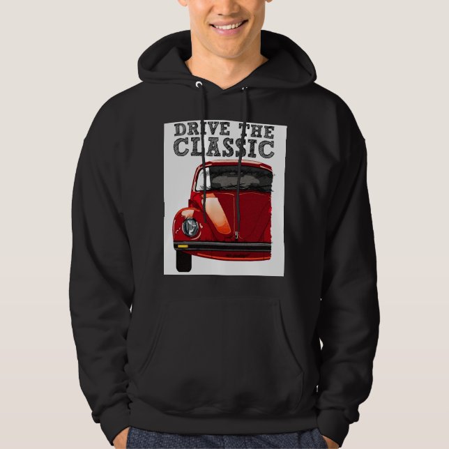 Veste À Capuche conduire la coccinelle classique-vw (Devant)