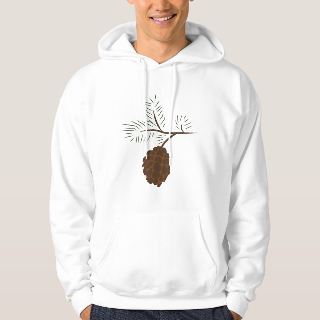 Veste À Capuche Cône de pin (Devant)
