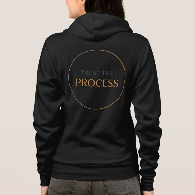 Veste À Capuche Confiance dans le processus Motivational Minimalis (Dos)