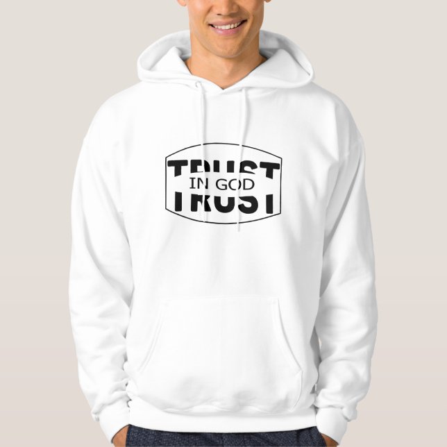 VESTE À CAPUCHE CONFIANCE EN DIEU (Devant)