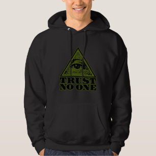 Veste À Capuche Confiance personne (regard affligé par cru)