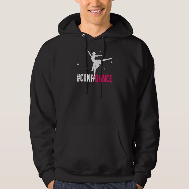 Veste À Capuche Confidance Ballerina Dancer Dance Graphique (Devant)