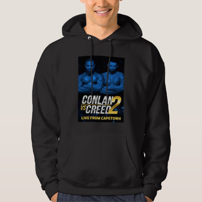 Veste À Capuche Conlan contre Creed 2 affiche bleu (Devant)