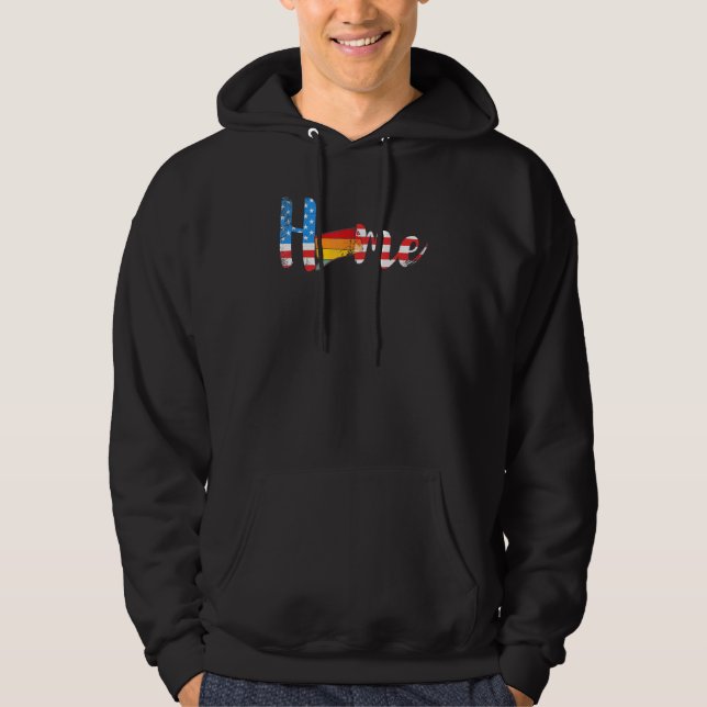 Veste À Capuche Connecticut Home State Pride Map Usa (Devant)