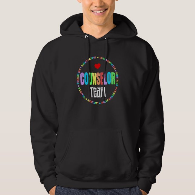 Veste À Capuche Conseiller Équipe de l'enseignant Admin École Cons (Devant)