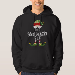 Veste À Capuche Conseiller scolaire Elf Christmas Funny Pajama Par