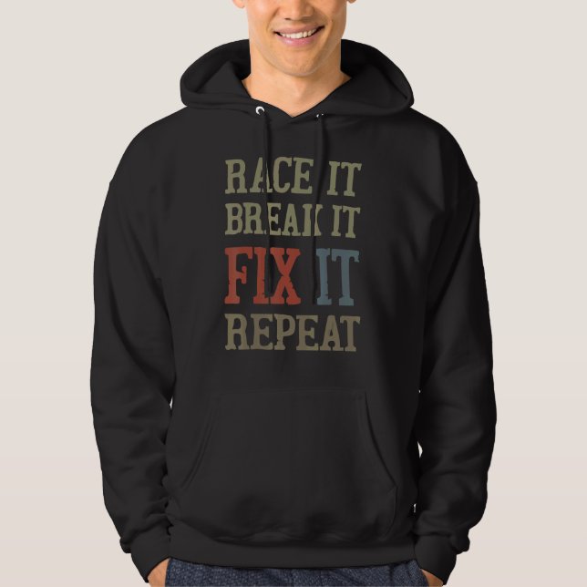 Veste À Capuche Construire Tune Race Break Fixer Répéter Voiture H (Devant)
