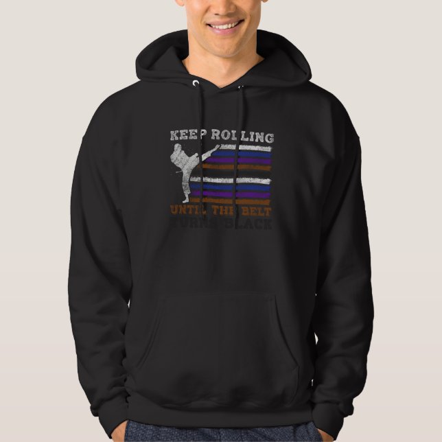 Veste À Capuche Continuez à Rouler Jusqu'à Ce que la Ceinture Devi (Devant)