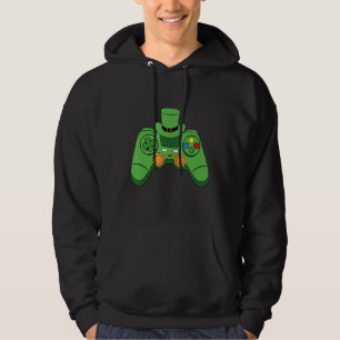Veste À Capuche Contrôleur de jeu vidéo irlandais St Patrick Day G