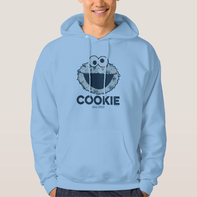 Veste À Capuche Cookie Monster | Cookie depuis 1969 (Devant)