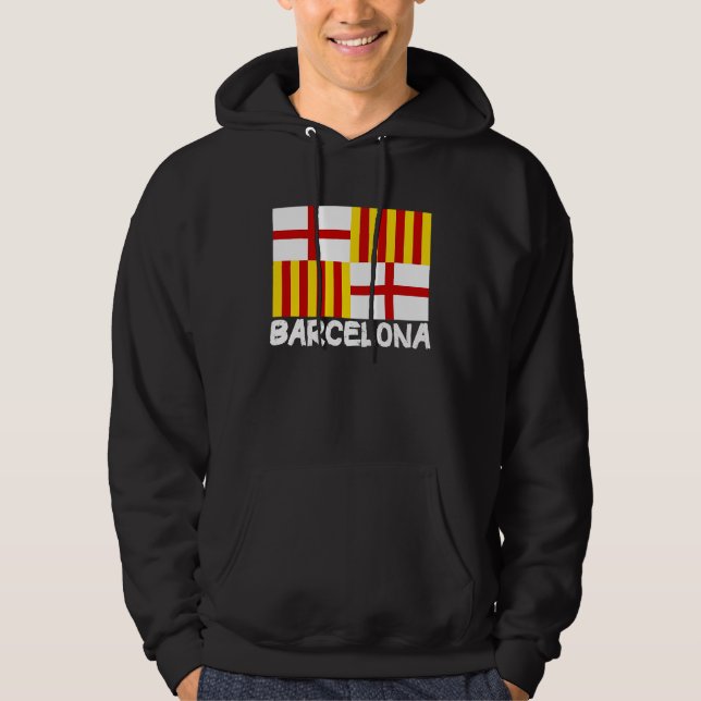 Veste À Capuche Cool Barcelona Flag (Devant)
