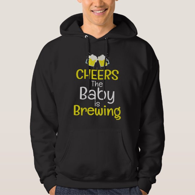 Veste À Capuche Cool Cheers Baby Is Brewing Beer Brewing Teachers (Devant)