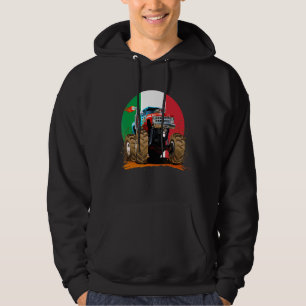 Veste À Capuche Cool Illustration Monster Mud Camion Avec Italie F