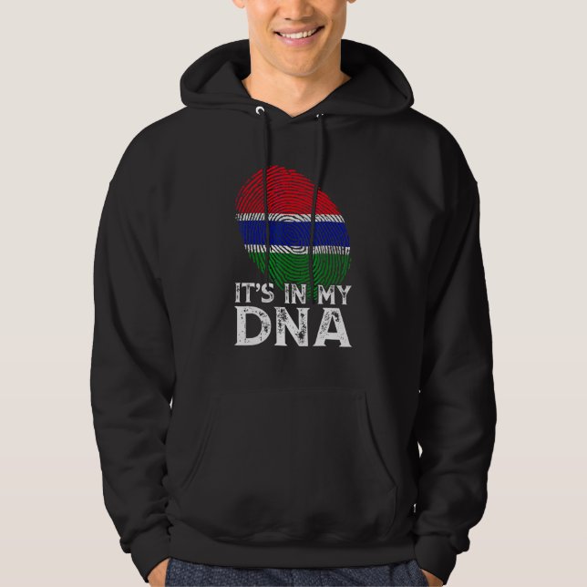 Veste À Capuche Cool It's In My Dna Gambia Flag (Devant)